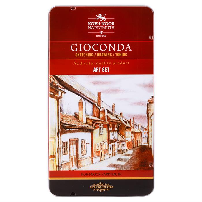 Koh I Noor GIOCONDA Mini artists' set 8890 - tin of 10 pieces assorted content
