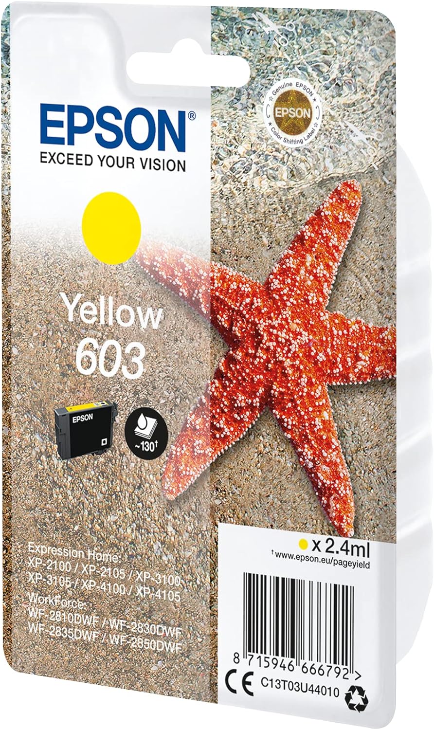 Epson Confezione singola giallo 603 Ink