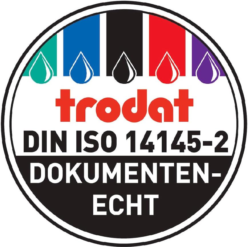 Trodat 6-4916 Replacement Pad - Black , 75x23x8mm