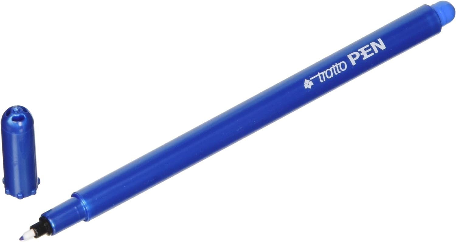 Tratto Pens with Synthetic Tip 0.5 mm Color Cobalt Blue 12 pcs