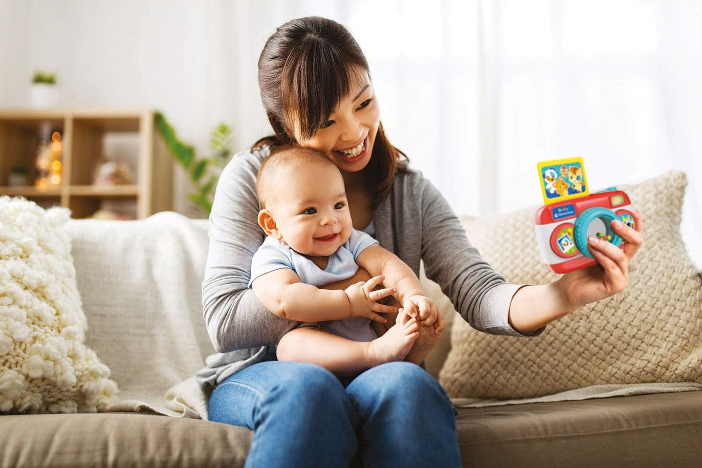 Clementoni 17440 Baby Camera, Early Childhood Play, Electronic Music Game, Activity Center, Children 9 Month, Single, Multi-Coloured