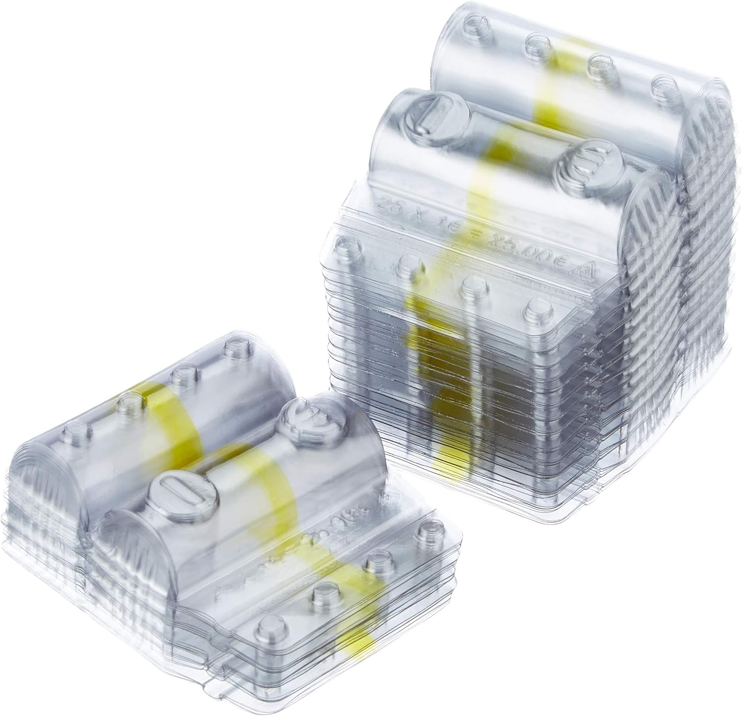 ITERNET sacchetto da 100 blister portamonete 1 euro fascia gialla
