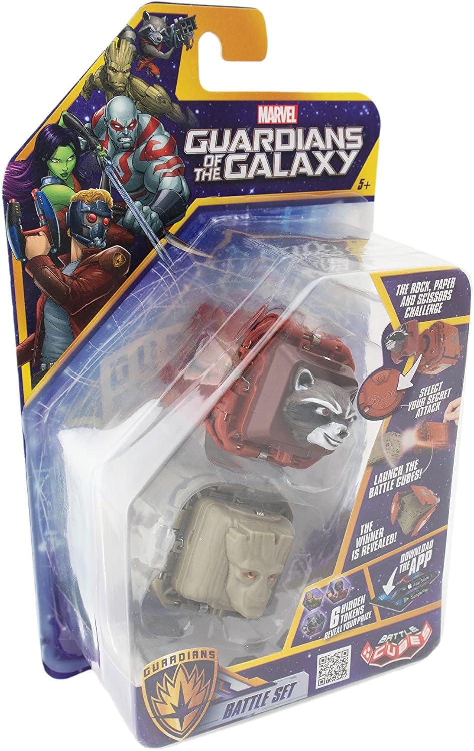 Battle Cubes Guardians of The Galaxy Rocket VS Groot - Battle Fidget Set