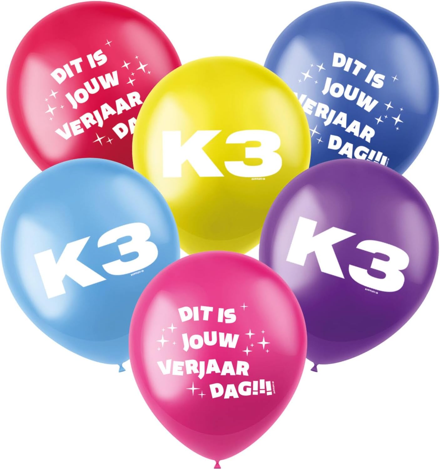 Folat - Balloons K3 23 cm - 6 pieces