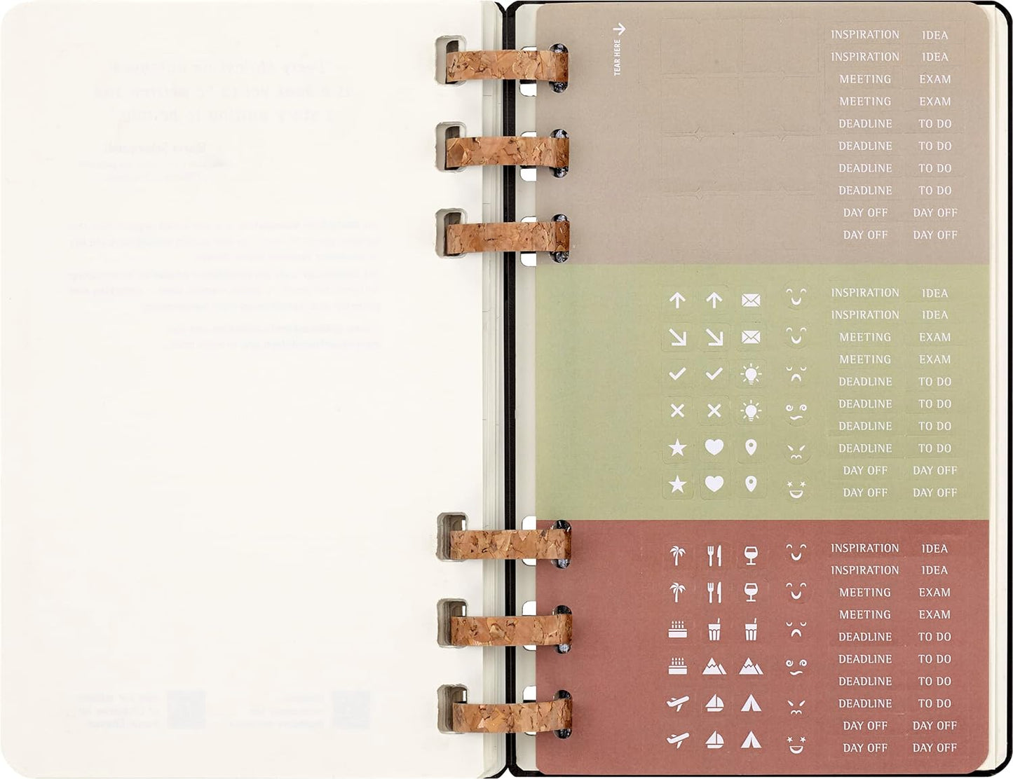 Moleskine Academic Monthly Planner 2023 -2024, 12-Month Weekly and Monthly Diary, University Agenda with Hard Cover, Size Large 15 x 21 cm