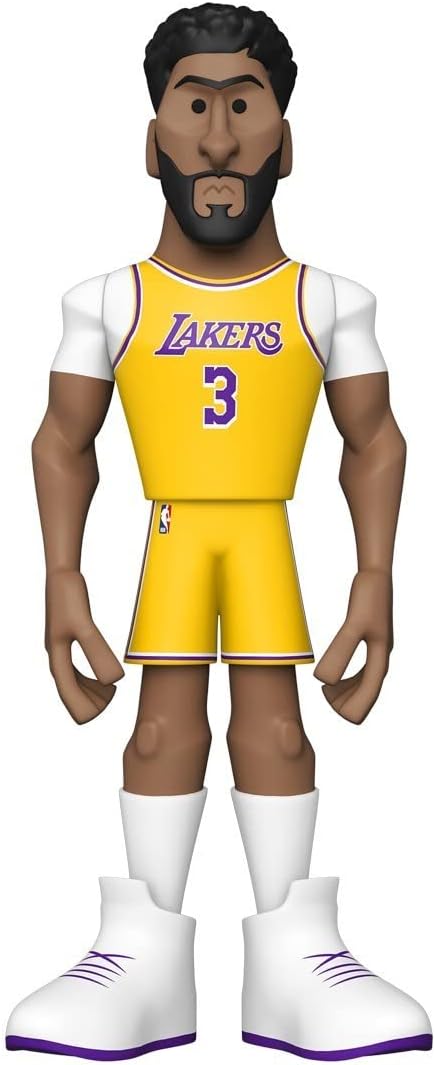 Funko Gold 12" NBA: Lakers - Anthony Davis - 1/6 Odds for Rare Chase Variant - Collectable Vinyl Action Figure - Birthday Gift Idea - Official Merchandise - Ideal Toy for Sports Fans and Display