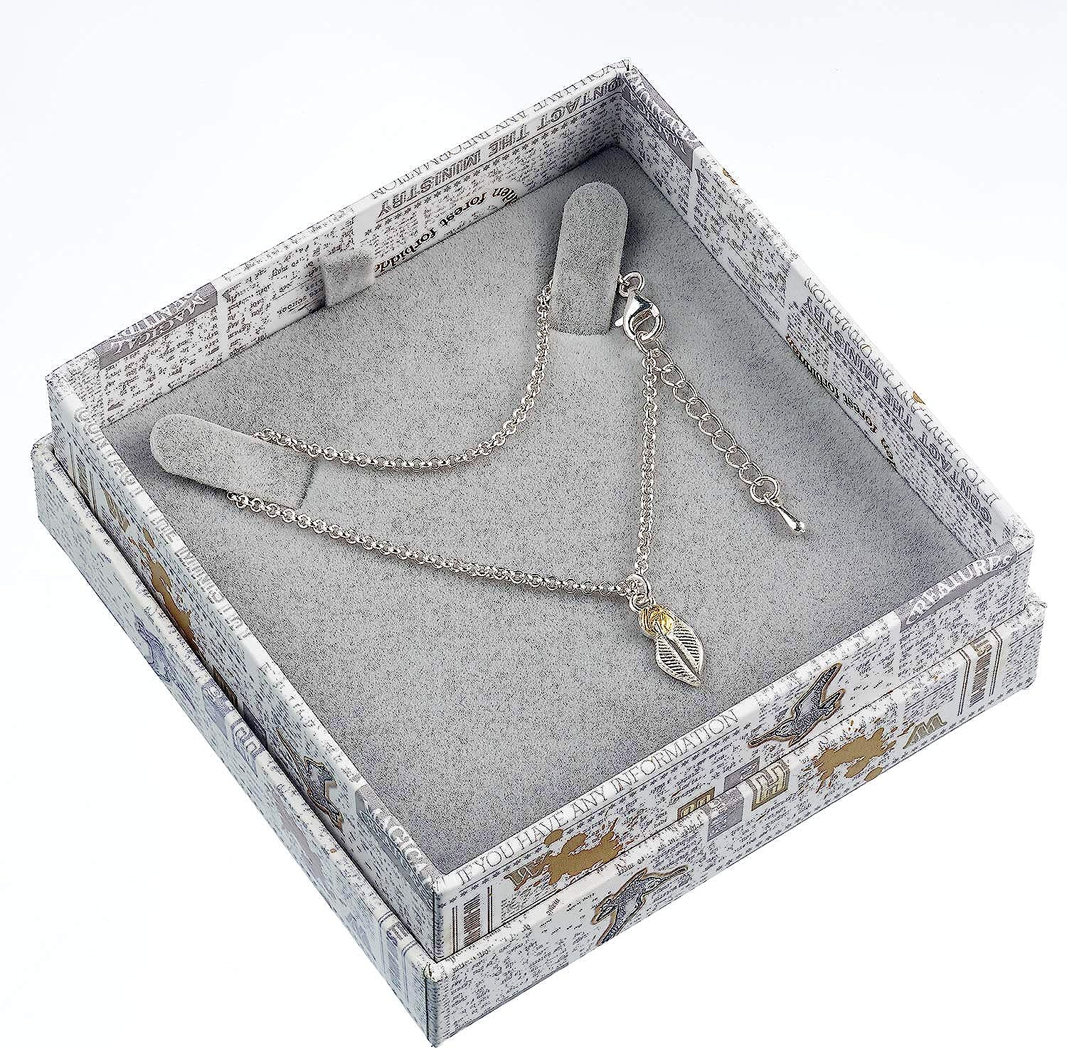 Harry Potter Sterling Golden Snitch Bracelet by The Carat Shop