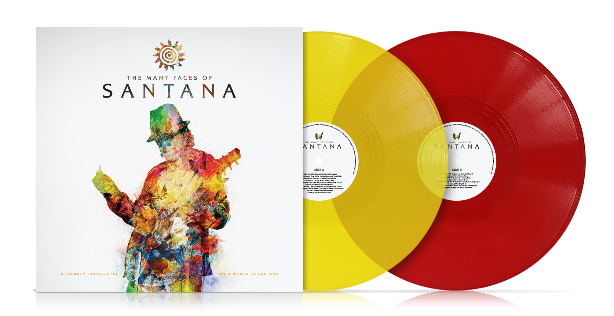 Many Faces Of Santana / Various Yellow & Red Transparent
