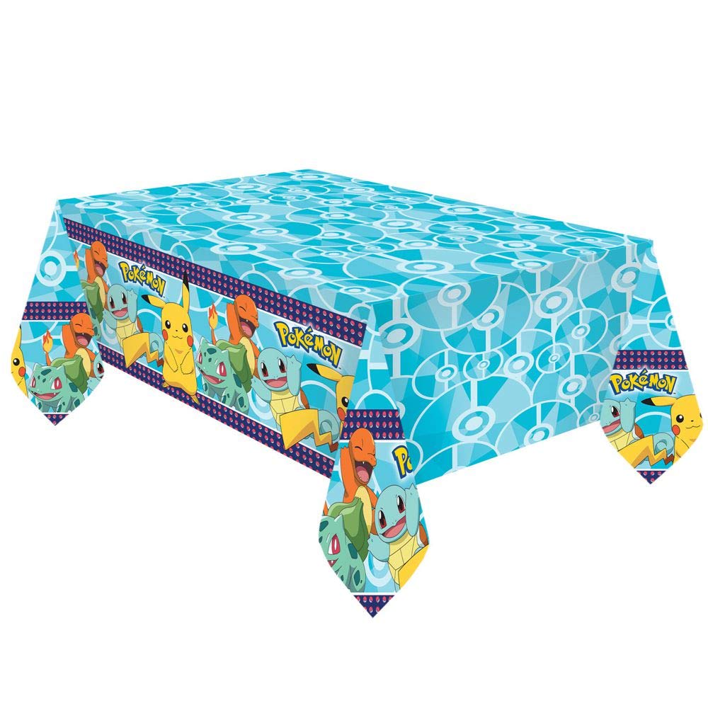 (PKT) Child Pokemon Plastic Tablecover 1.8m x 1.2m