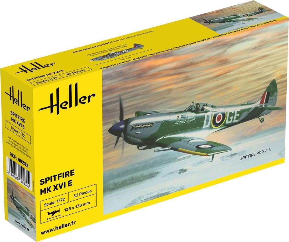 Heller 80282 1:72 Scale Spitfire MK XVie Model