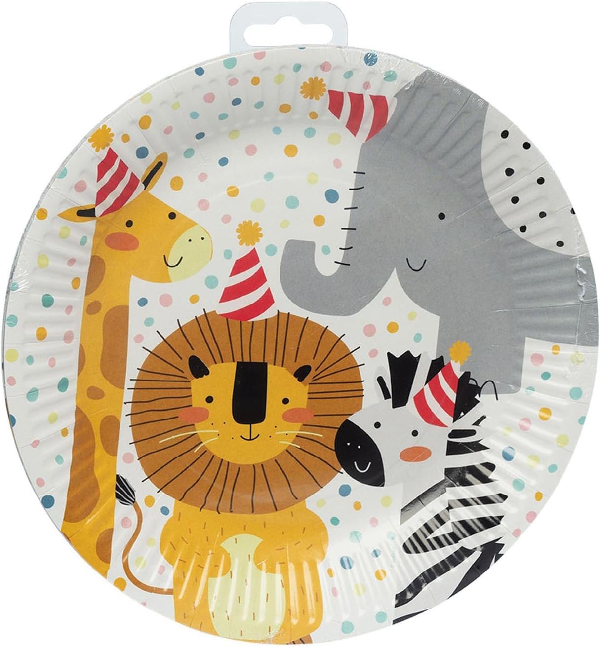 Wild Animals 8 Plates for Children's Birthday Parties and Zoo Party Wild Animals Safari Children Birthday Party Plates Paper Plates