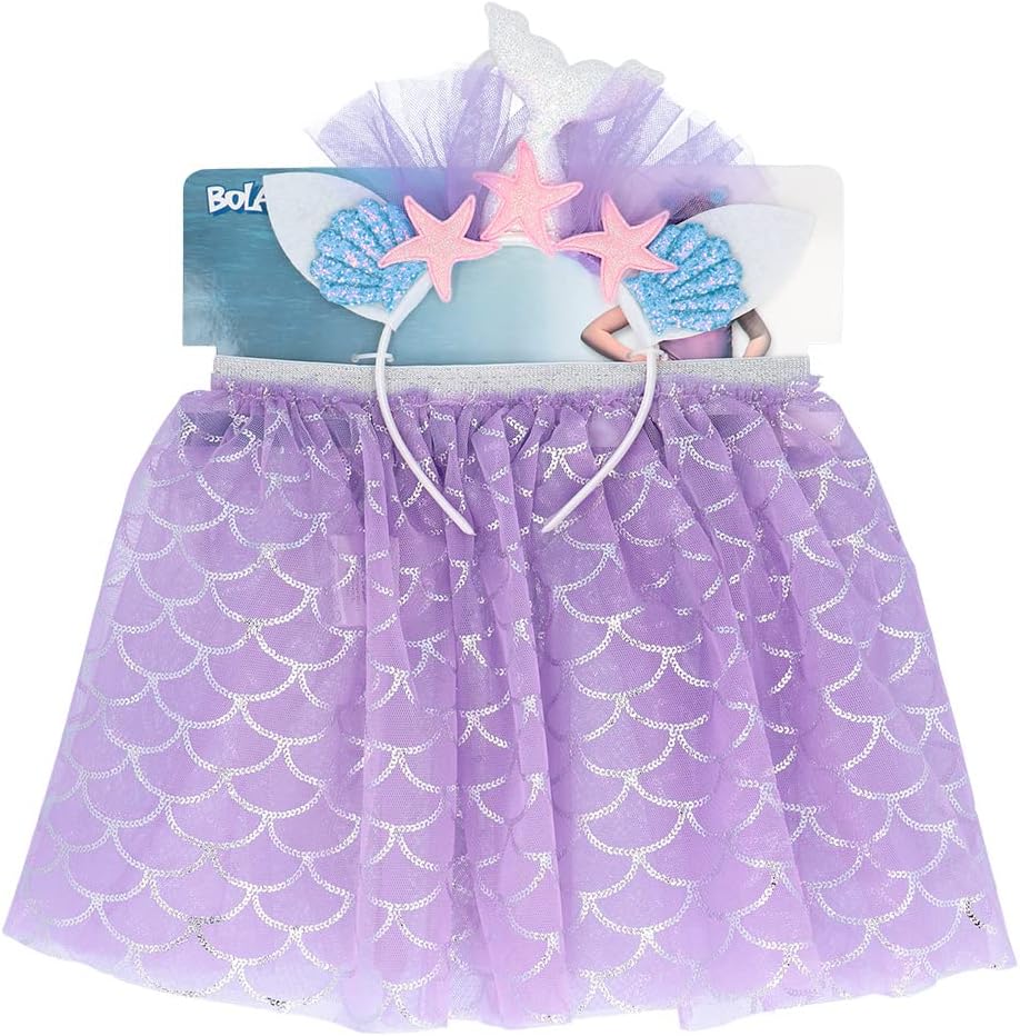 Set Mermaid stars (tiara and tutu