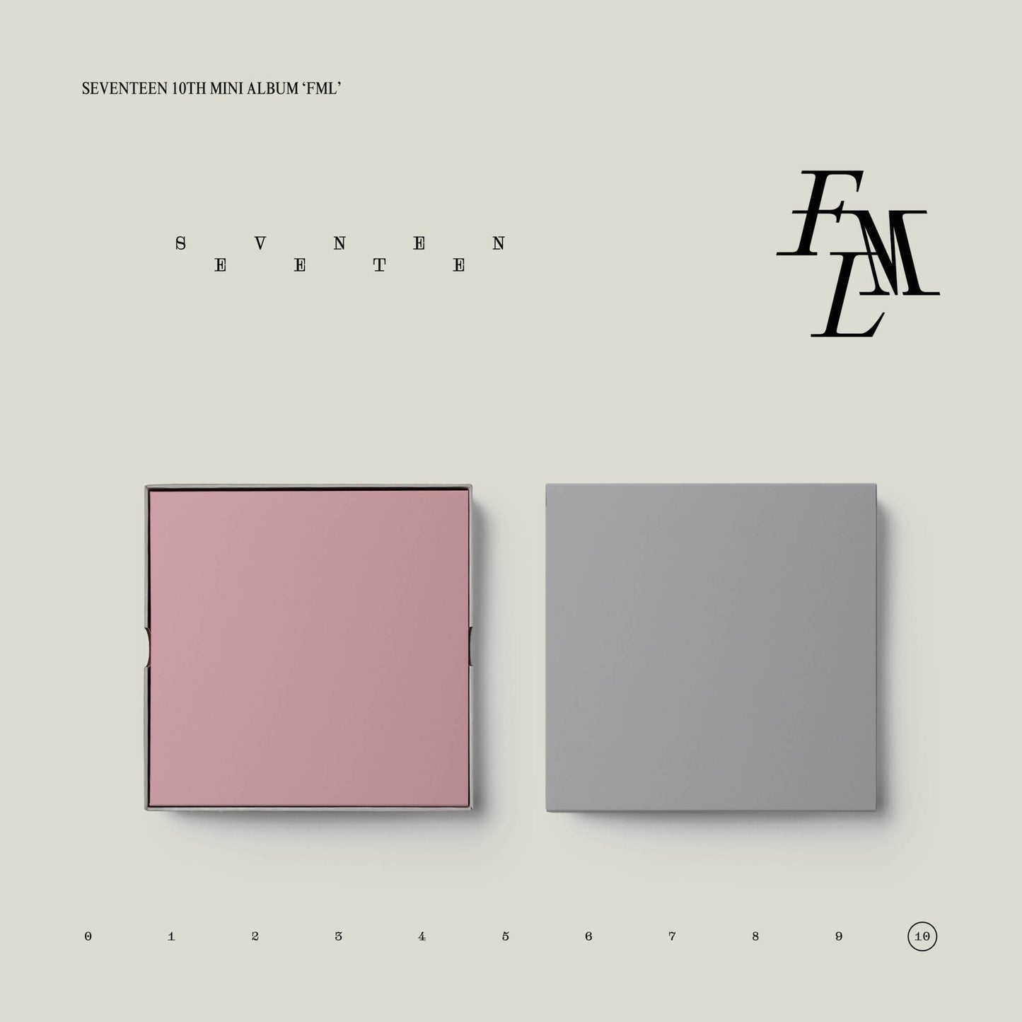 SEVENTEEN 10th Mini Album 'FML' (Faded Mono Life)