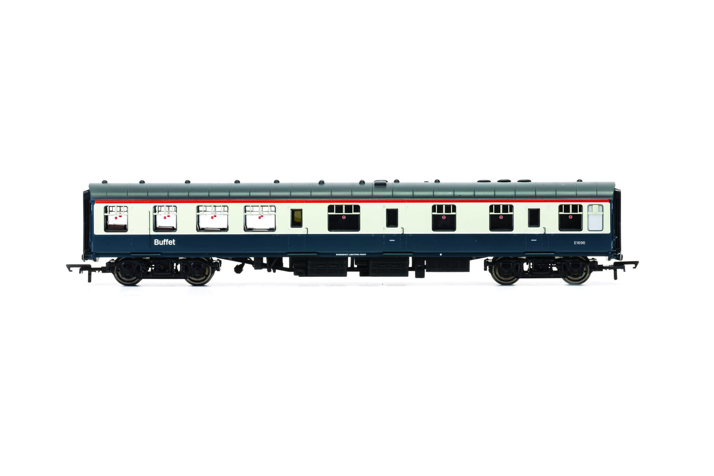 BR Intercity, Mk1 RBR, E1696 - Era 7. Coaches & Coach Packs. Mk1 Coaches
