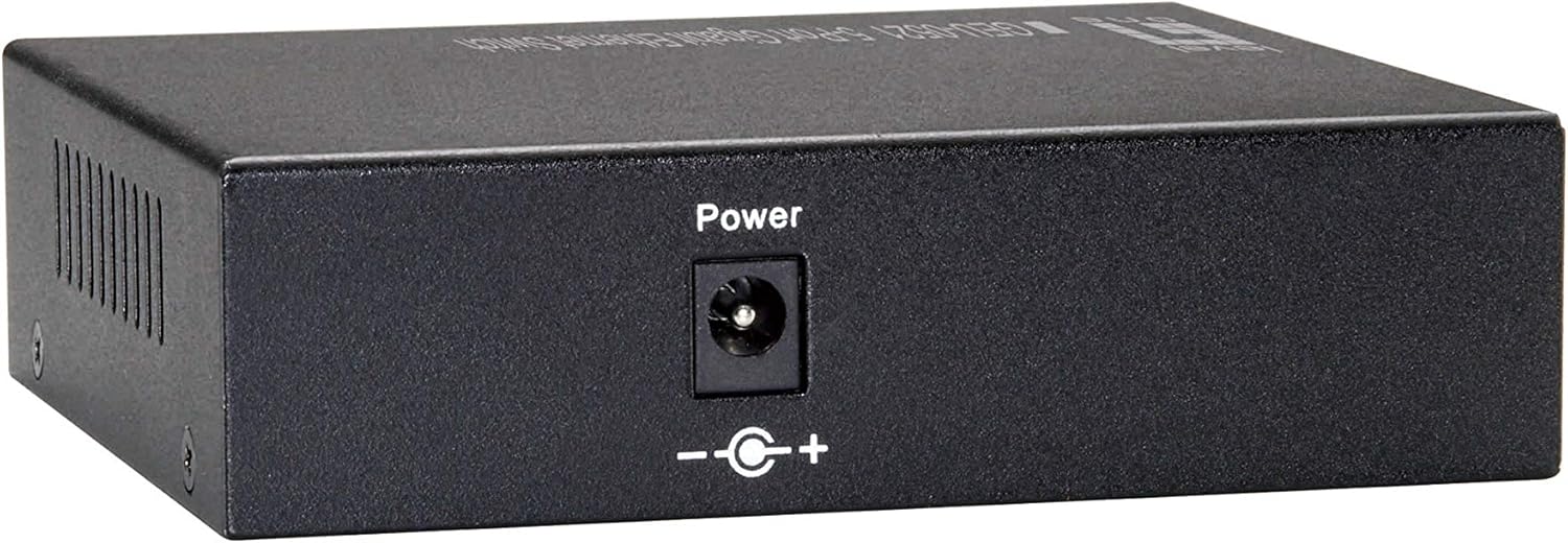 Level One GEU-0521 Desktop Switch with 4 Gigabit Ethernet Ports and 1 Gigabit SFP Slot