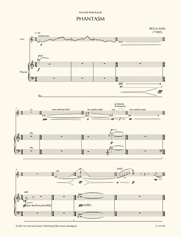 Phantasm (for Flute and Piano