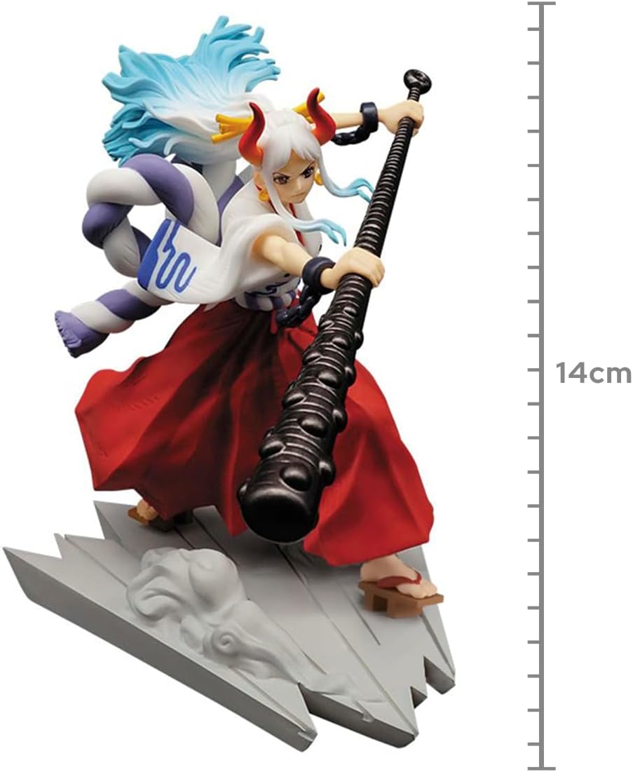 Banpresto Figure Statue One Piece Yamato Senkozekkei - Height 11cm - Multicolor