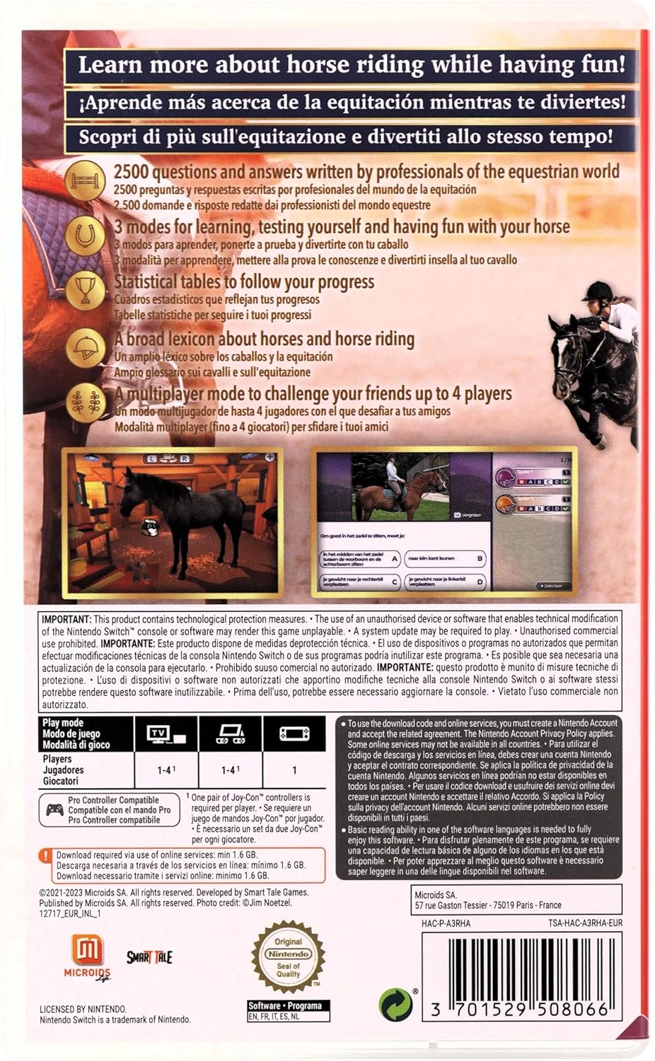 EQUESTRIAN TRAINING (Code in a Box
