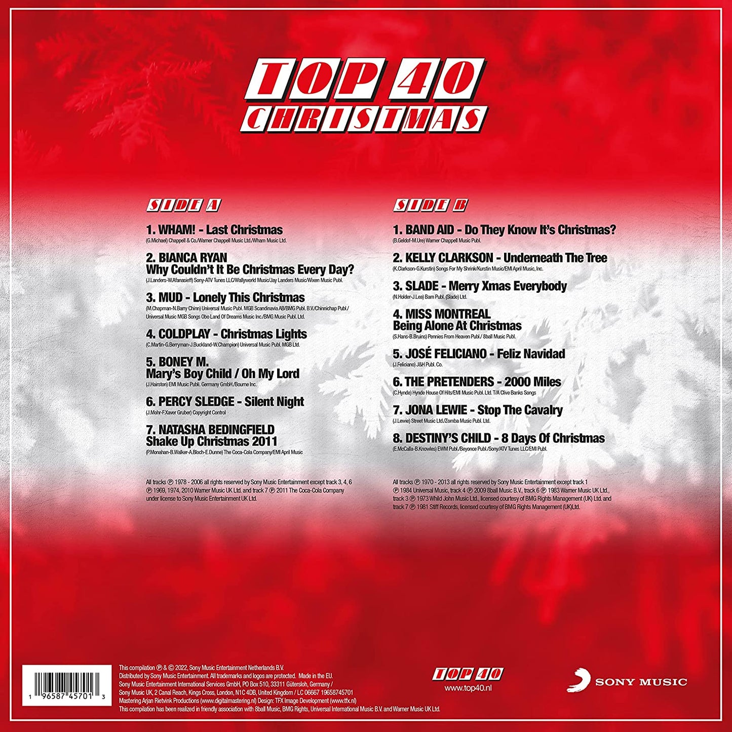 TOP 40 - Christmas (coloured)