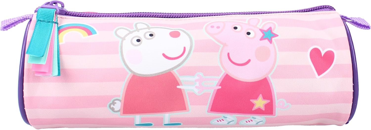Vadobag Peppa Music and Dance Pencil Case, pink, Design