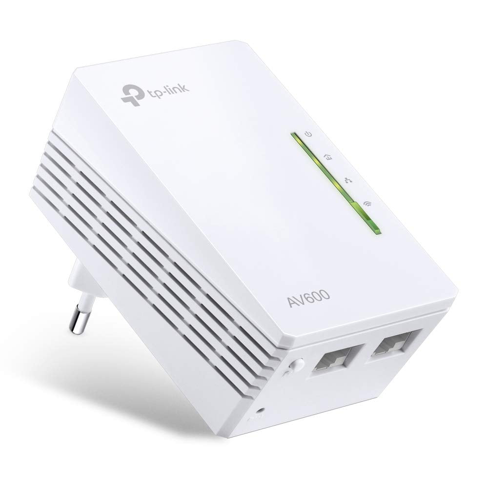 TP-Link TL-WPA4220 2-Port Add-On Powerline Adapter, Range Extender, Broadband/WiFi Extender, WiFi Booster/Hotspot