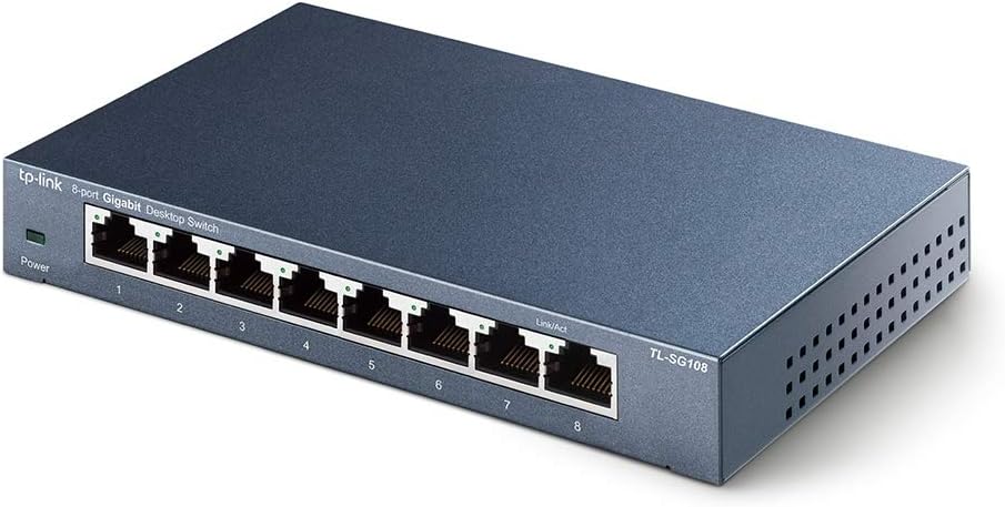 TP-LINK TL-SG108 8-port Metal Gigabit Switch