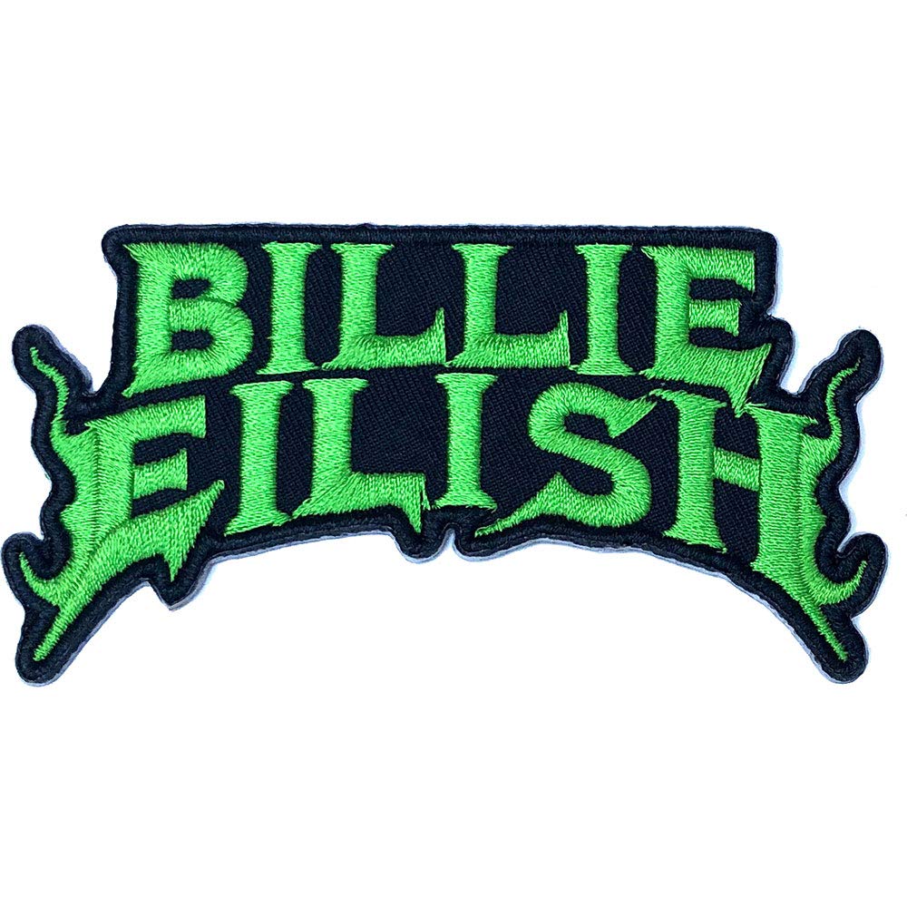 Billie Eilish Patch Flame Green Official One Size