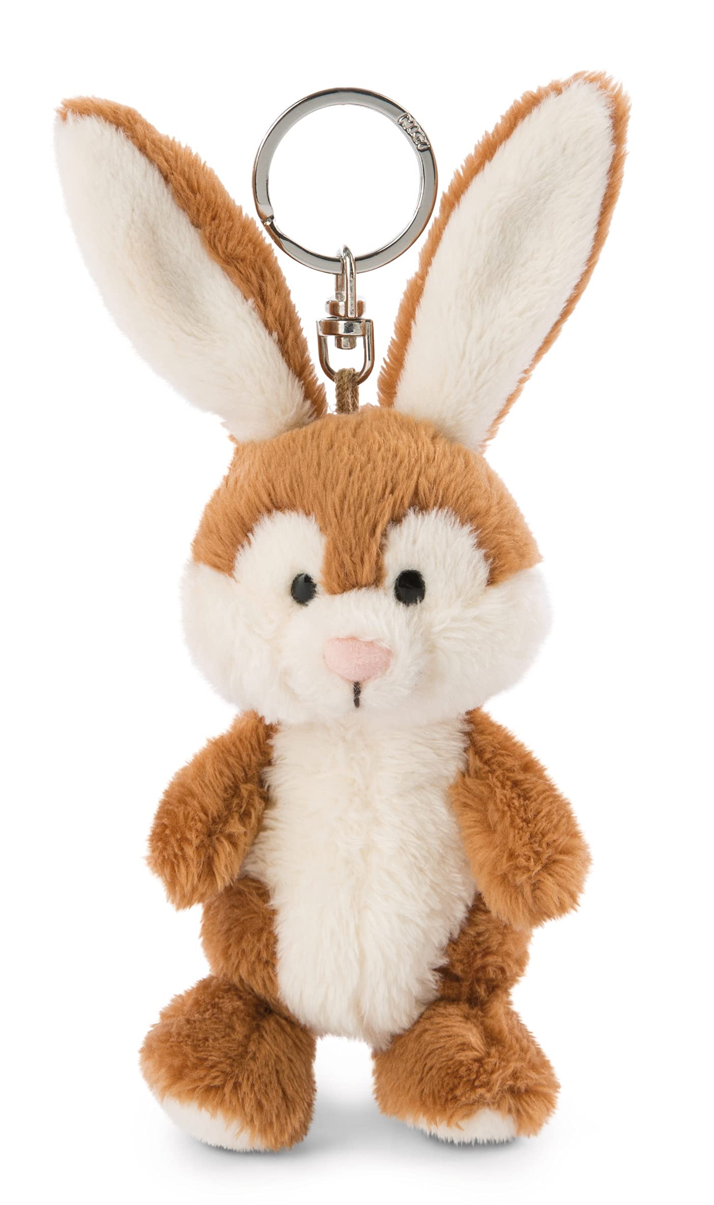 NICI 47330 Key Ring Poline Bunny 10cm, Brown, 10 cm Keyring bunny Poline 10 cm