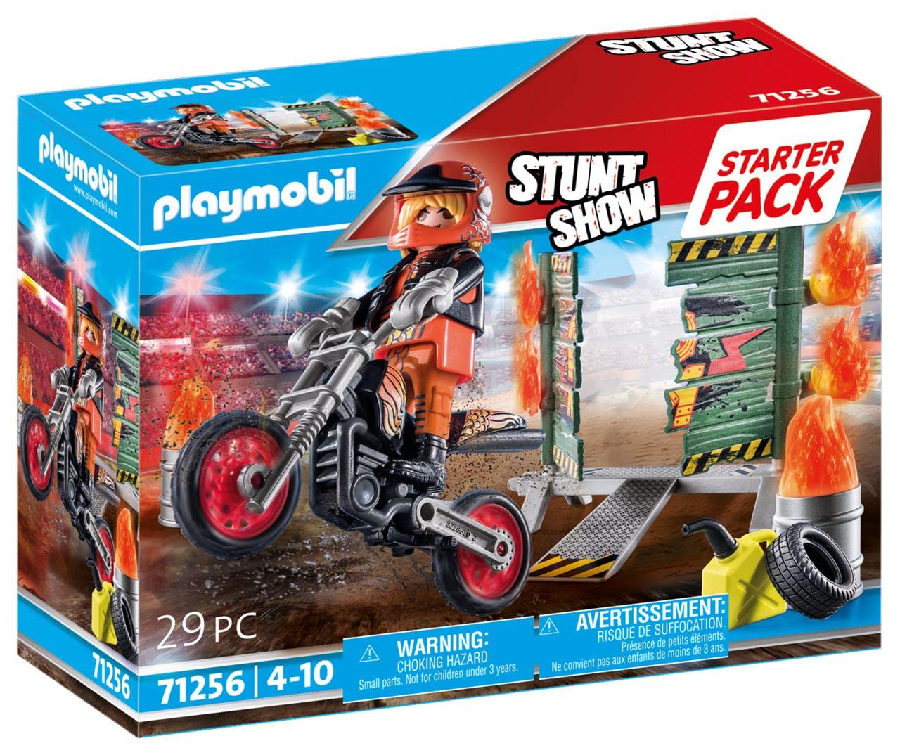 Playmobil 71256 Stunt Show Starter Pack, promo pack, starter pack, stunt show, stuntman, role play, play-set suitable for ages 4+
