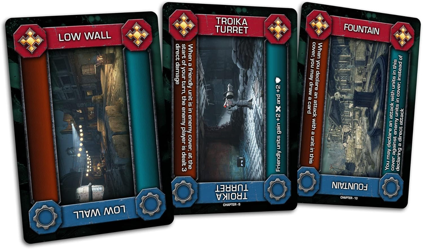 Steamforged Games Gears of War The Card Game: Core Game - 2 Players, 30-60 Minutes of Gameplay (English Version)