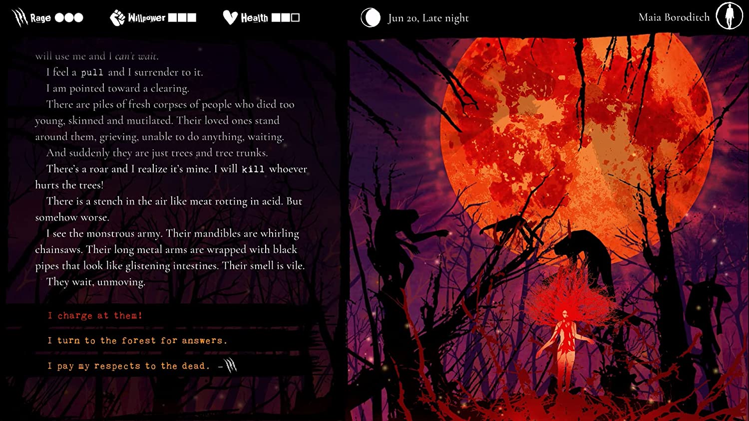 Werewolf : The Apocalypse - Heart of the Forest (PlayStation 4