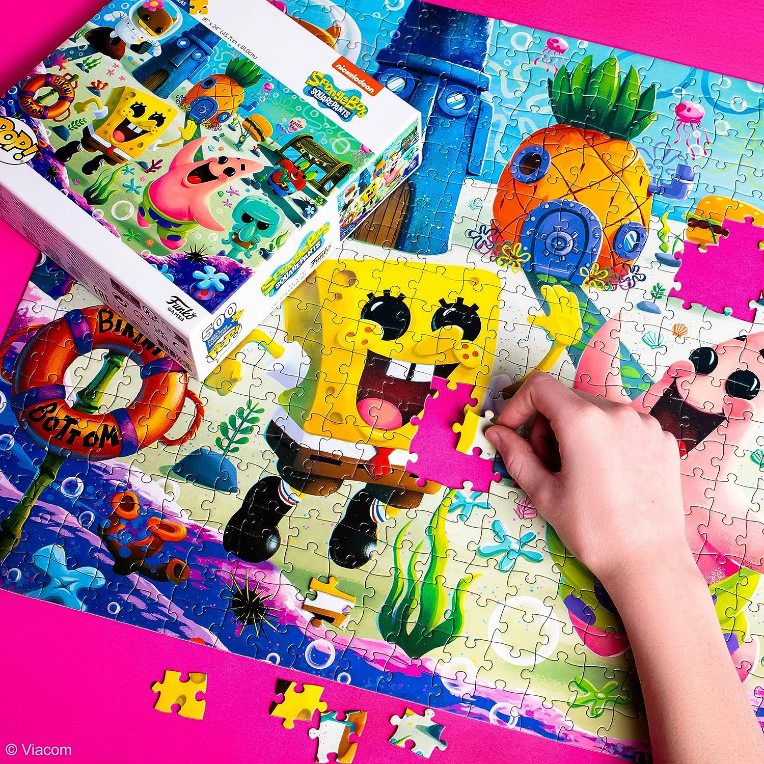Pop! Puzzles SpongeBob SquarePants - 500 pieces - 45.7cm x 61 cm - English