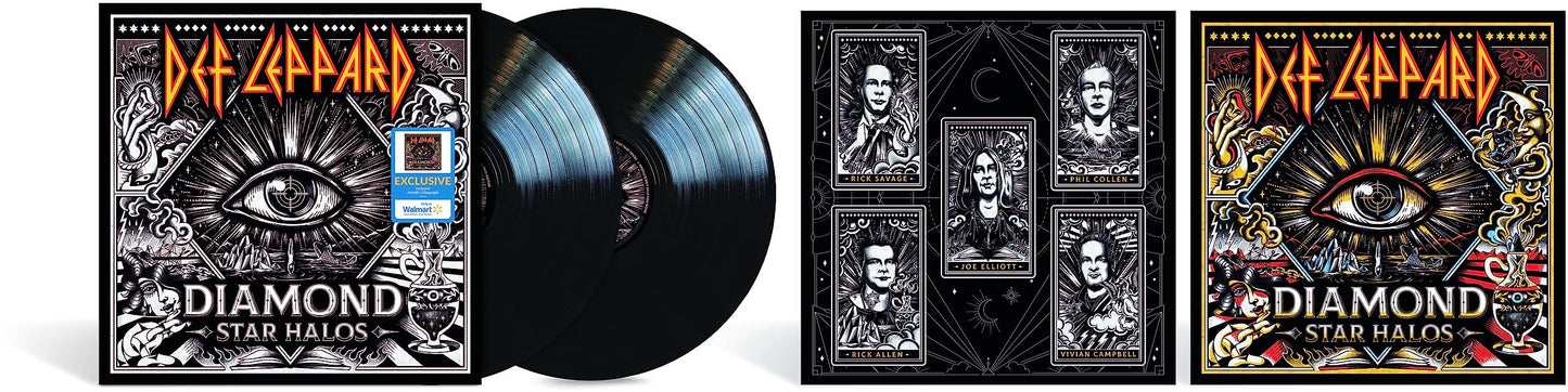 Diamond Star Halos (Metallic Lithograph)