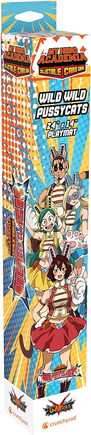 Jasco Games | My Hero Academia CCG: Wild Wild Pussycats Play Mat | Accessorio