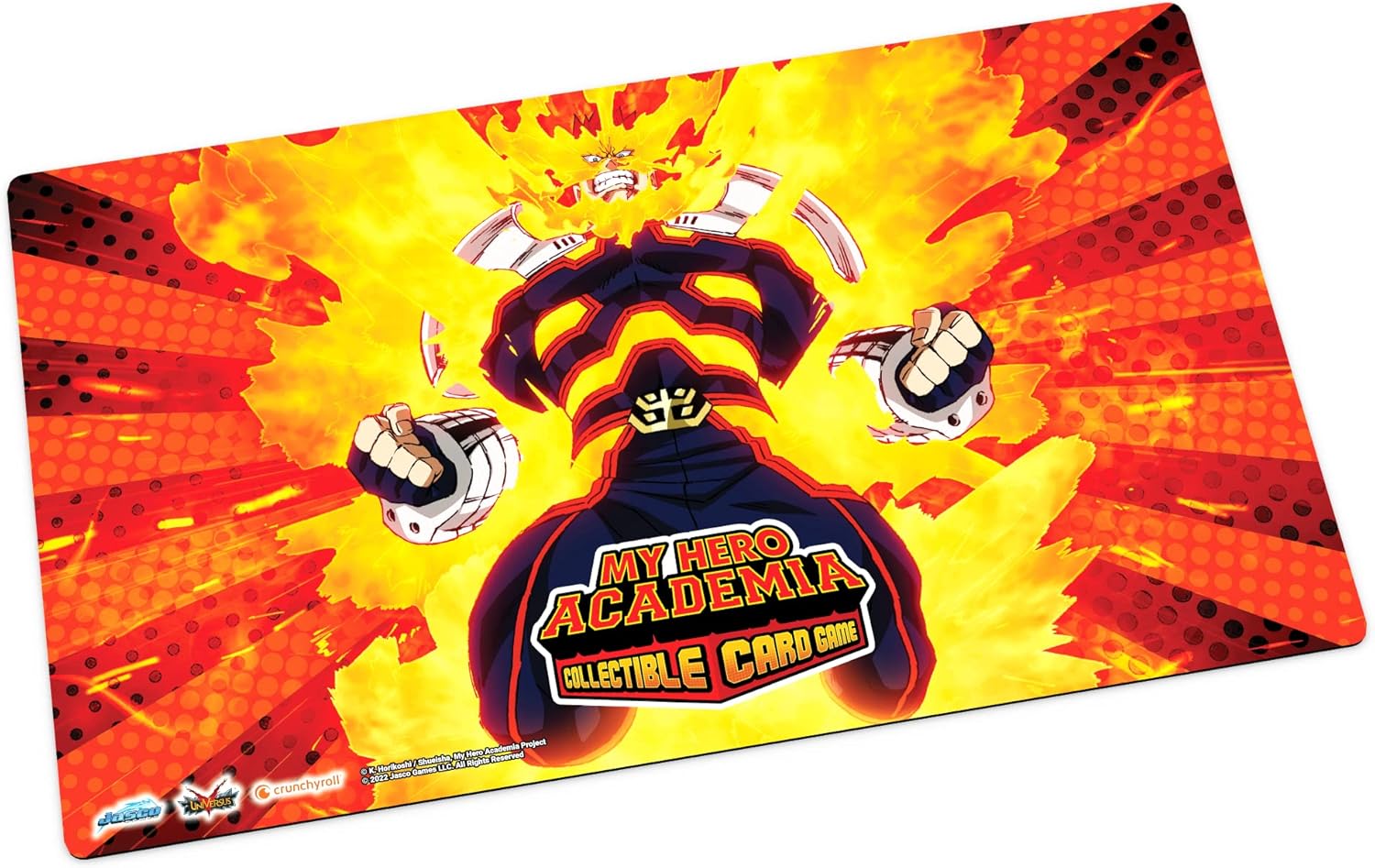 My Hero Academia Collectible Card Game Series 3 Eraser Head PLAYMAT | 18" by 24" Rubber Game Mat | Ages 14+ | 20-30 Minutes | Made by Jasco Games