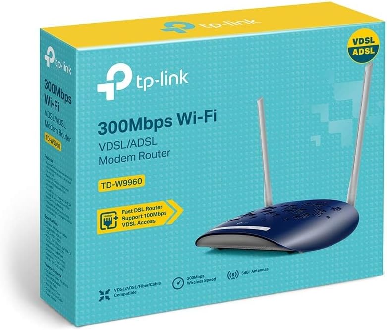 TP - LINK TD - W9960 wireless router single - band (2.4 GHz) fast Ethernet white