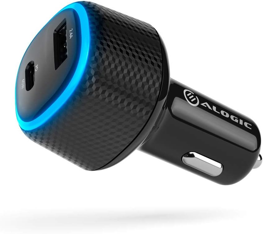 Rapid 2 Port Usb-C Usb-A Laptop Phone Car Charger - 45W