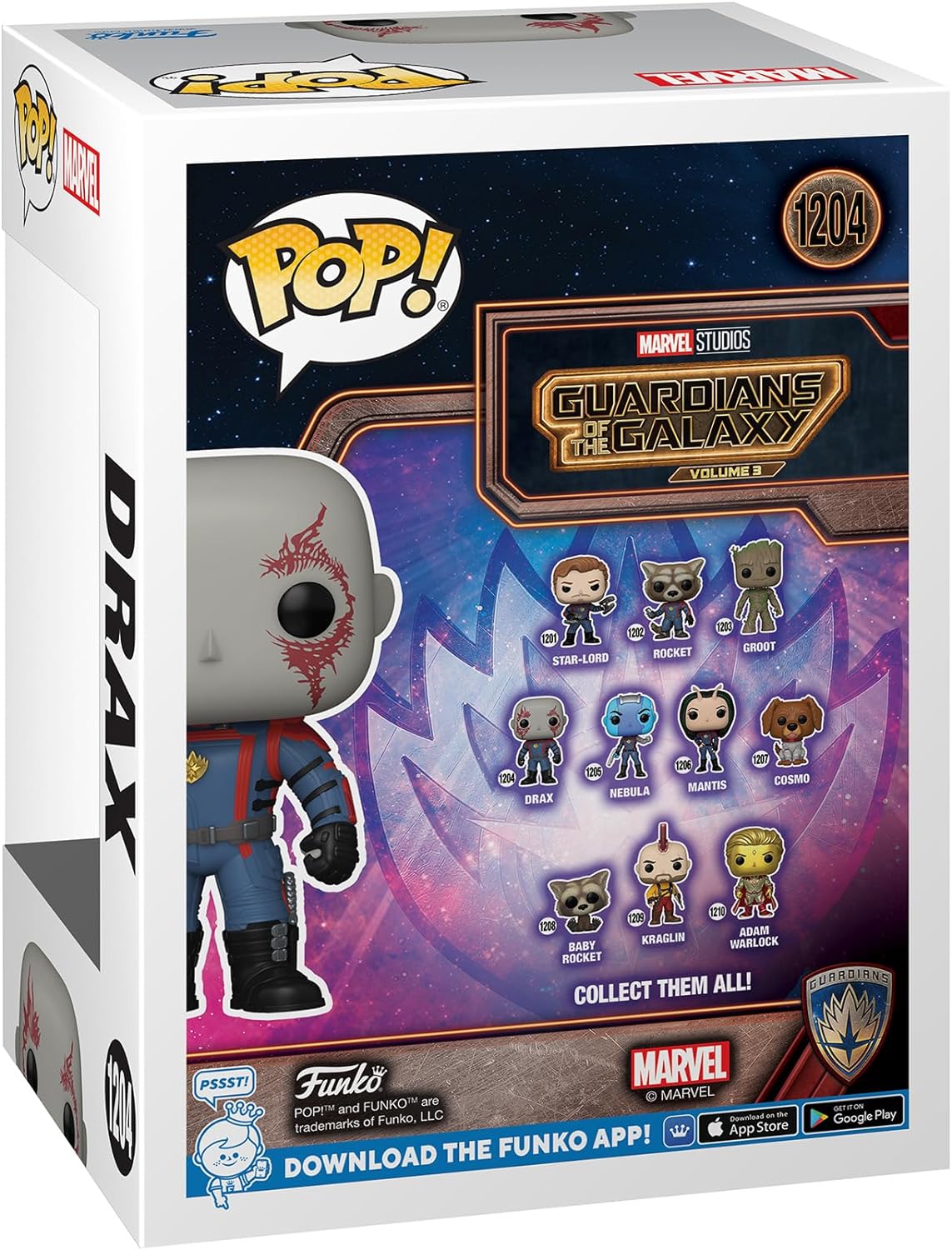 Funko POP! Vinyl: Marvel - Guardians Of the Galaxy 3 - Drax - Collectable Vinyl Figure - Gift Idea - Official Merchandise - Toys for Kids & Adults - Movies Fans - Model Figure for Collectors