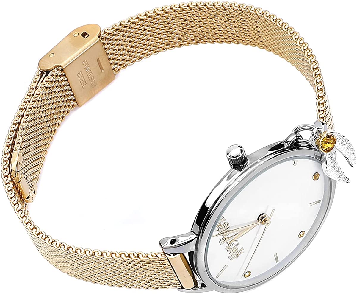 Harry Potter Golden Snitch Charm Watch Embellished with Swarovski Crystals by The Carat Shop