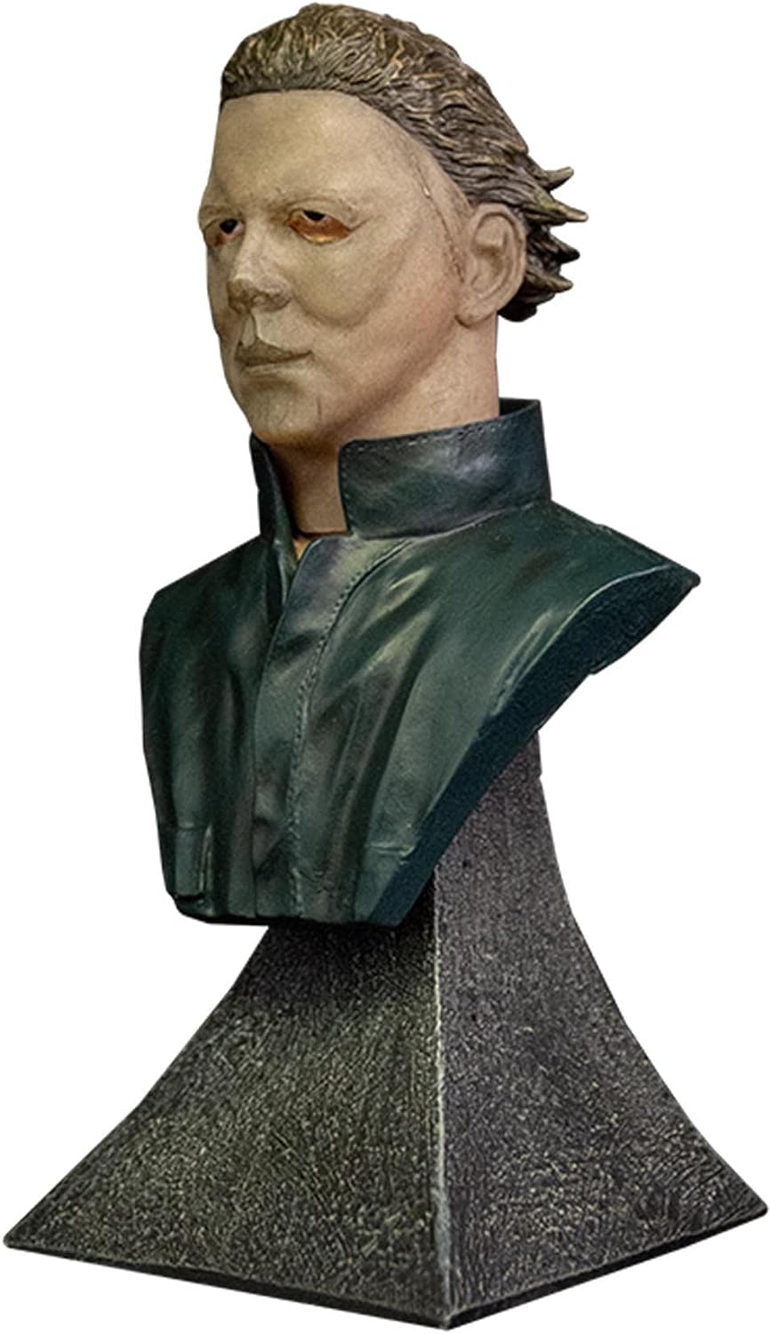 Trick Or Treat Studios Halloween II Mini Bust Michael Myers Black/Grey/Blue, Hand Painted, 100% Polyresin, in Collector's Box