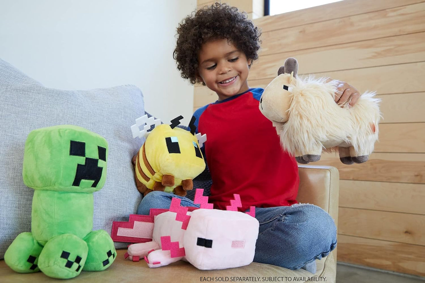 Minecraft Basic Plush Character Soft Dolls, Video Game-Inspired Collectible Toy Gifts for Kids & Fans Ages 3 Years Old & Up - HBN40