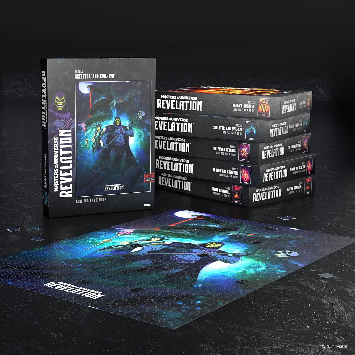 Masters of the Universe: Revelation Jigsaw Puzzle Skeletor and Evil-Lyn (1000 pieces)