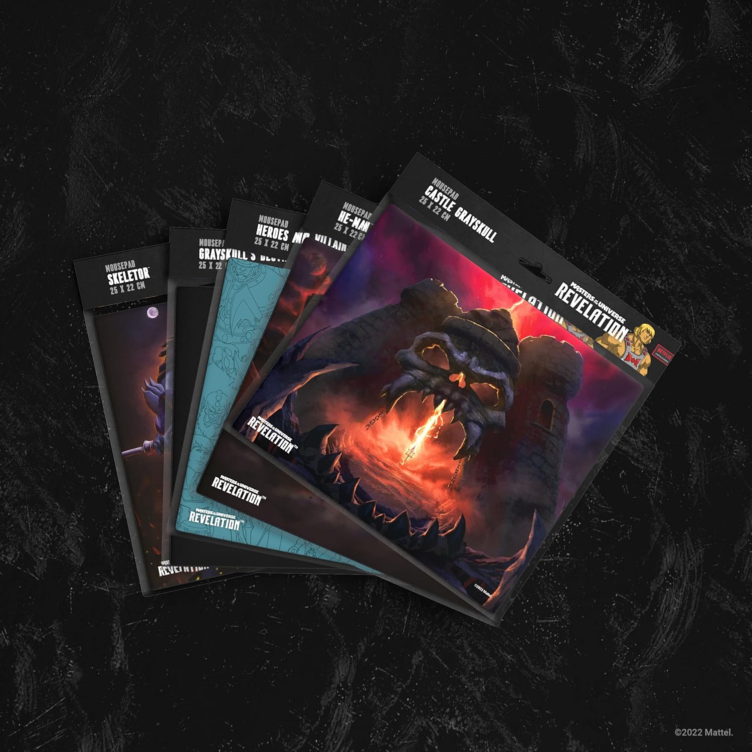 Masters of The Universe Revelation Mouse Mat Castle Grayskull 25 x 22 cm