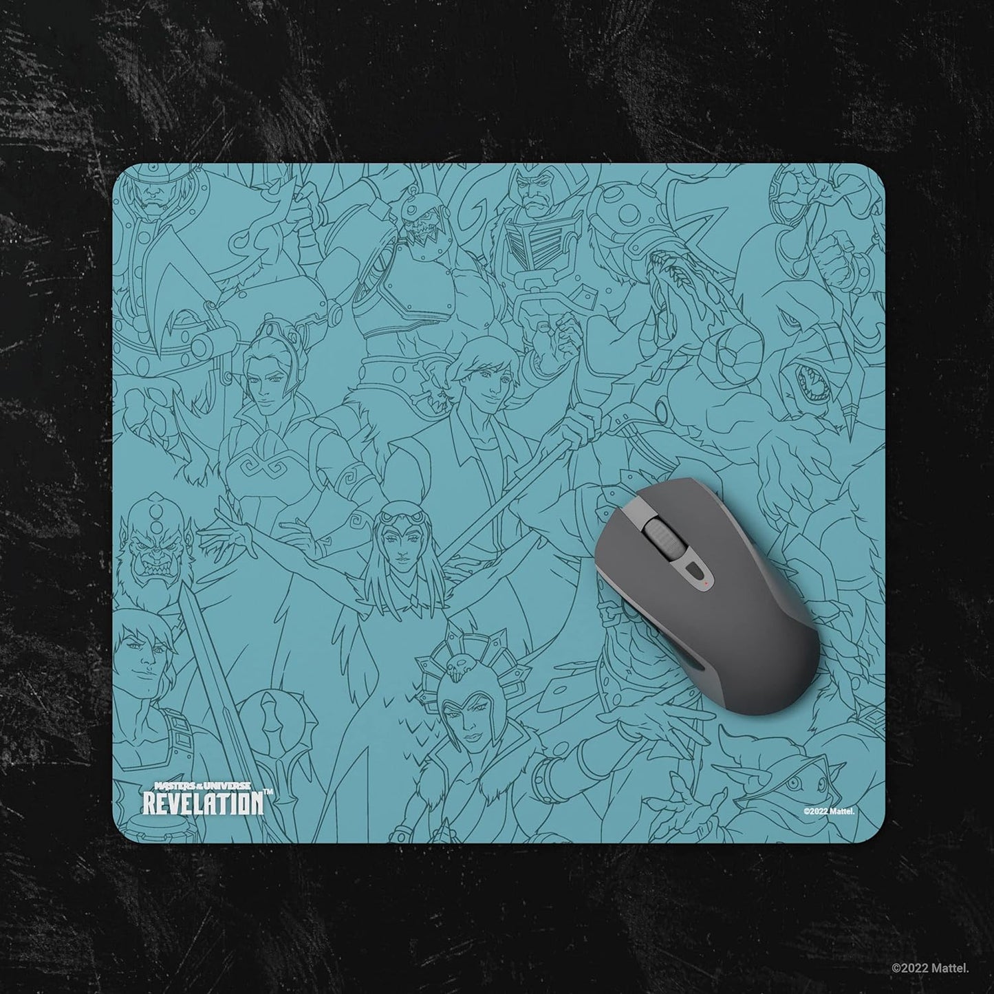 Masters of The Universe Revelation Heroes and Villains Mouse Mat 25 x 22 cm