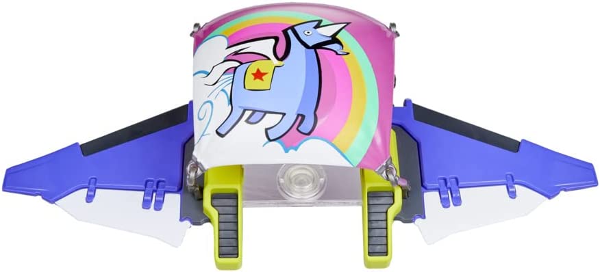 Fortnite Victory Royale Series Llamacorn Express Collectible Glider for Action Figure with Display Stand - Ages 8 and Up, 6-inch