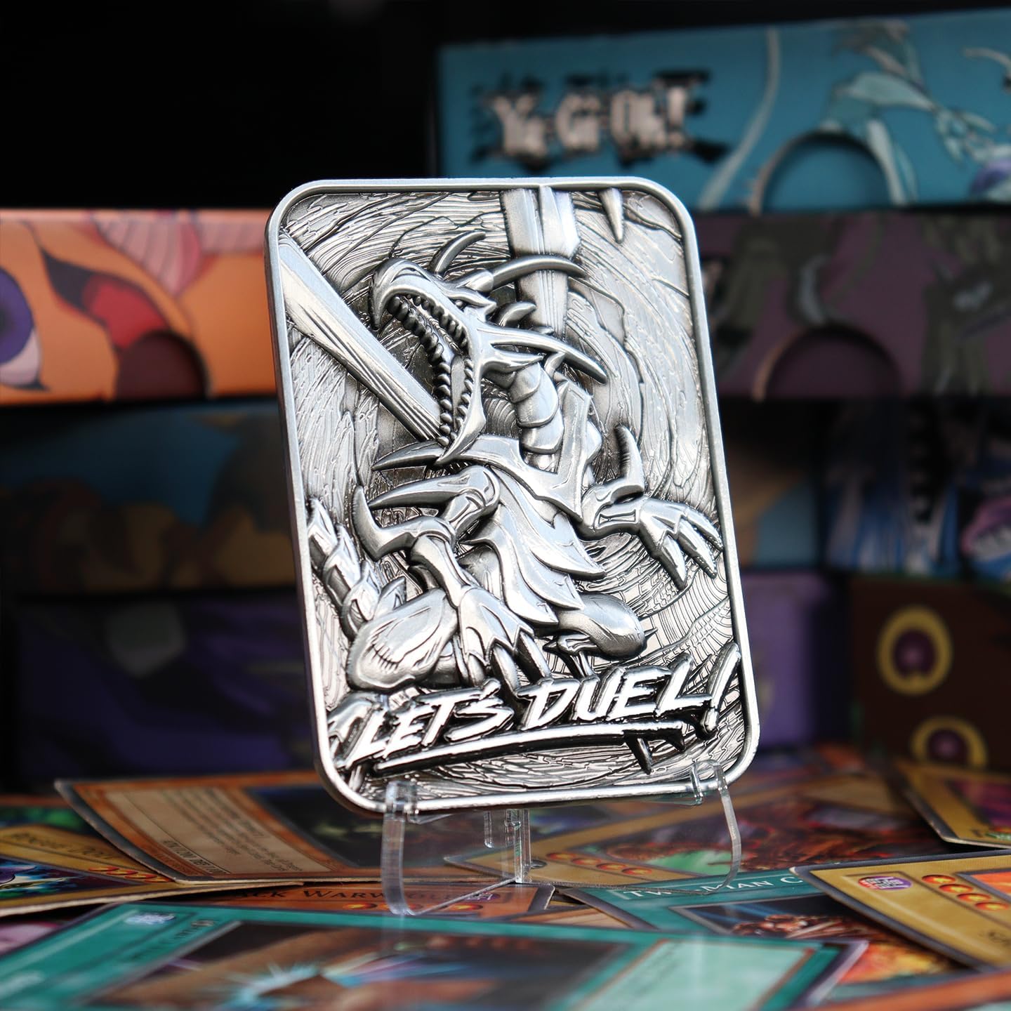 YU-GI-Oh! - Red Eyes B. Dragon - Tarjeta de Metal coleccionista