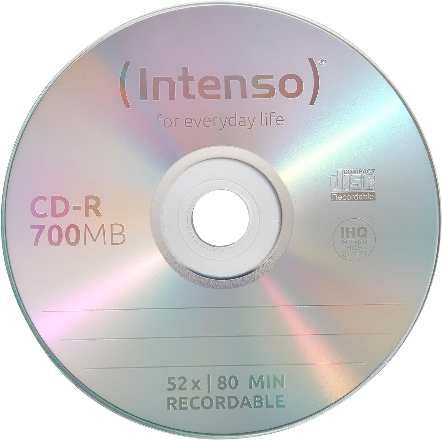 Intenso 1001124 CD-R 52x 25 Pack Cakebox