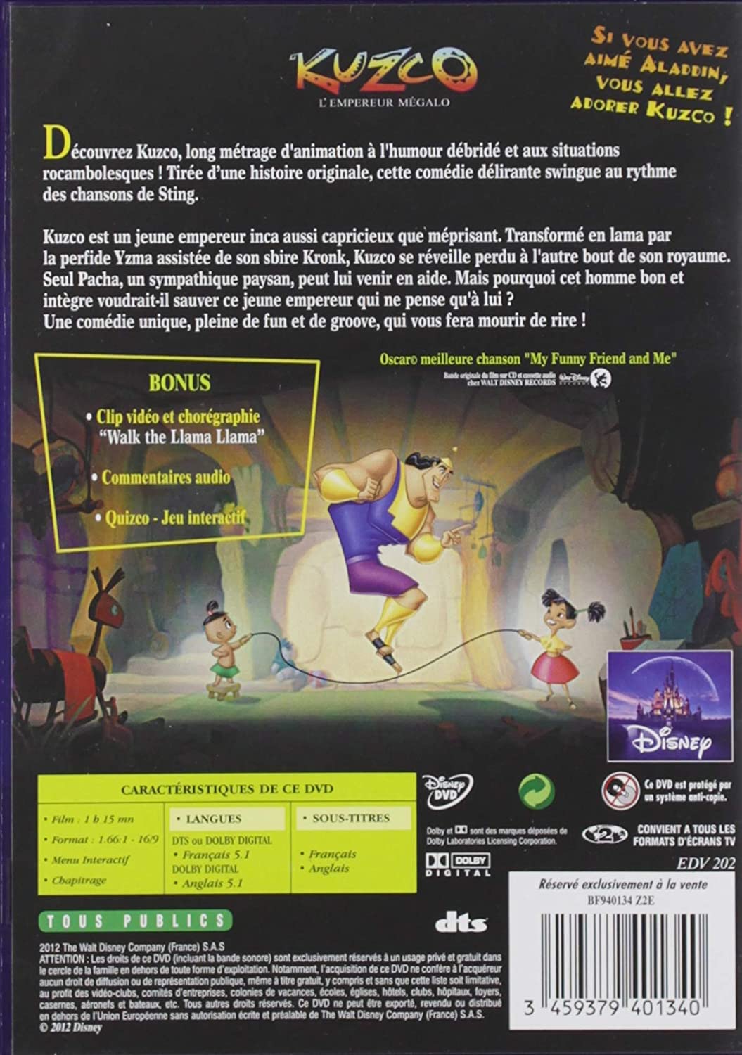 Kuzco, l'empereur mégalo