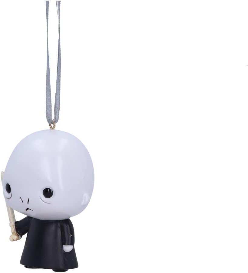 Nemesis Now Harry Potter Voldemort Hanging Ornament 7.5cm, Resin, Grey, Officially Licensed Harry Potter Merchandise, Cute Voldemort Design, Cast in the Finest Resin, Expertly Hand-Painted