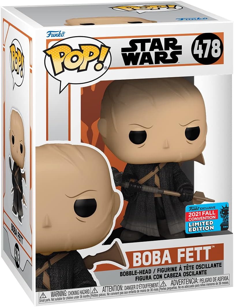 Funko Pop! Star Wars: Mandalorian - Boba Fett on Tattooine - (no Armor or Helmet) - Collectable Vinyl Figure - Gift Idea - Official Merchandise - Toys for Kids & Adults - Movies Fans